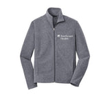 Port Authority Heather Microfleece Full-Zip Jacket-Men