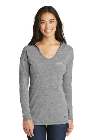 25th Anniversary New Era Womens Tri-Blend Performance Pullover Hoodie Tee